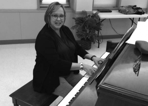 Mary Ann Hatfield peformed at the March 9 Retired Teachers’ Association meeting. Hatfield holds a Bachelor of Music Education degree